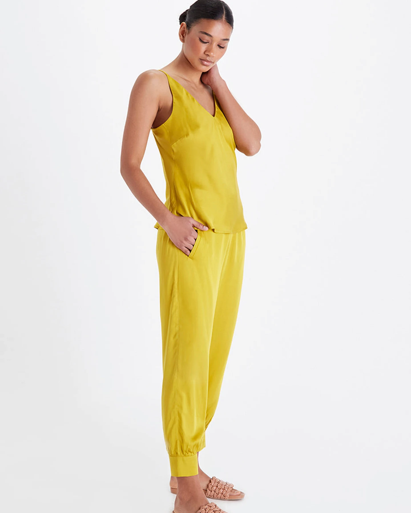 Neu Nomads Damen vegan Top Bias Senf – Ansicht 2