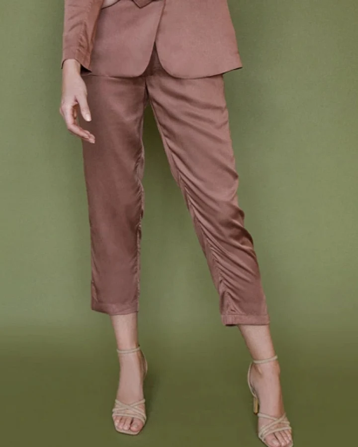 Neu Nomads Damen vegan Hose Beverly Terra Braun