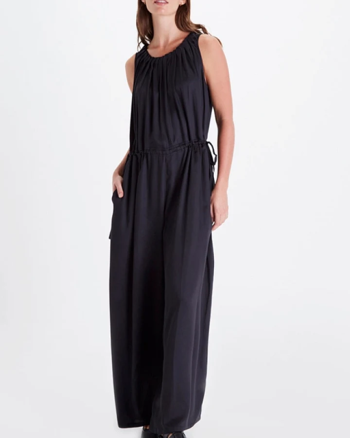 Neu Nomads Damen vegan Jumpsuit Sia Schwarz