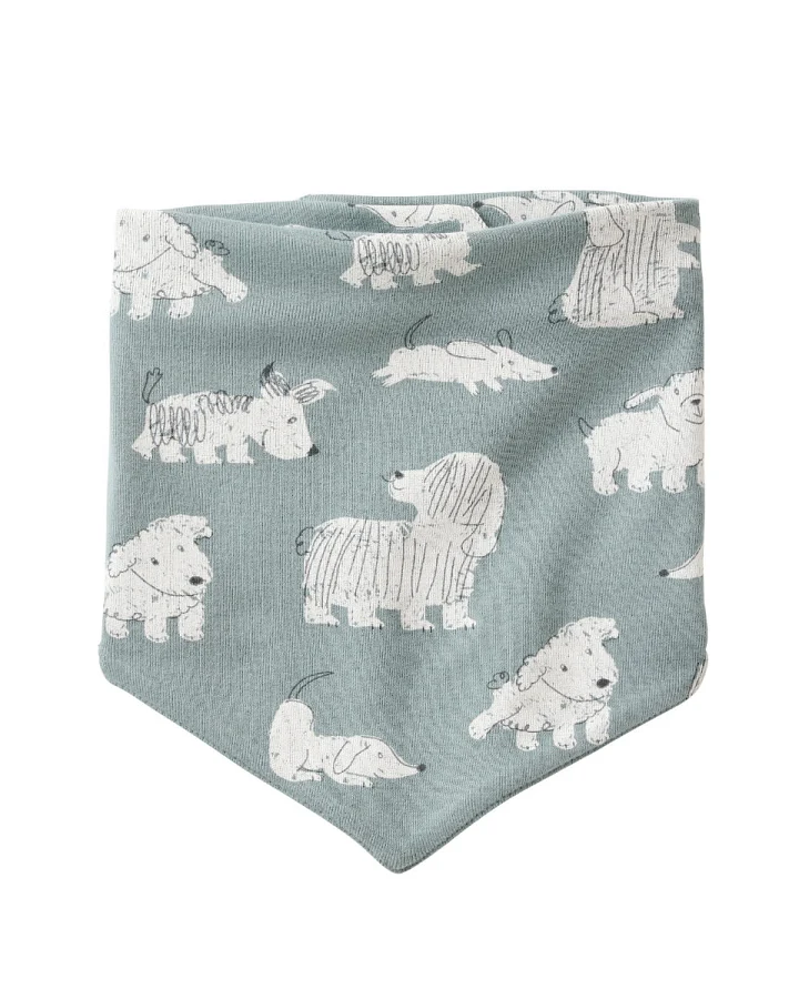 People Wear Organic - Halstuch "Zottelhund" balsamgrün