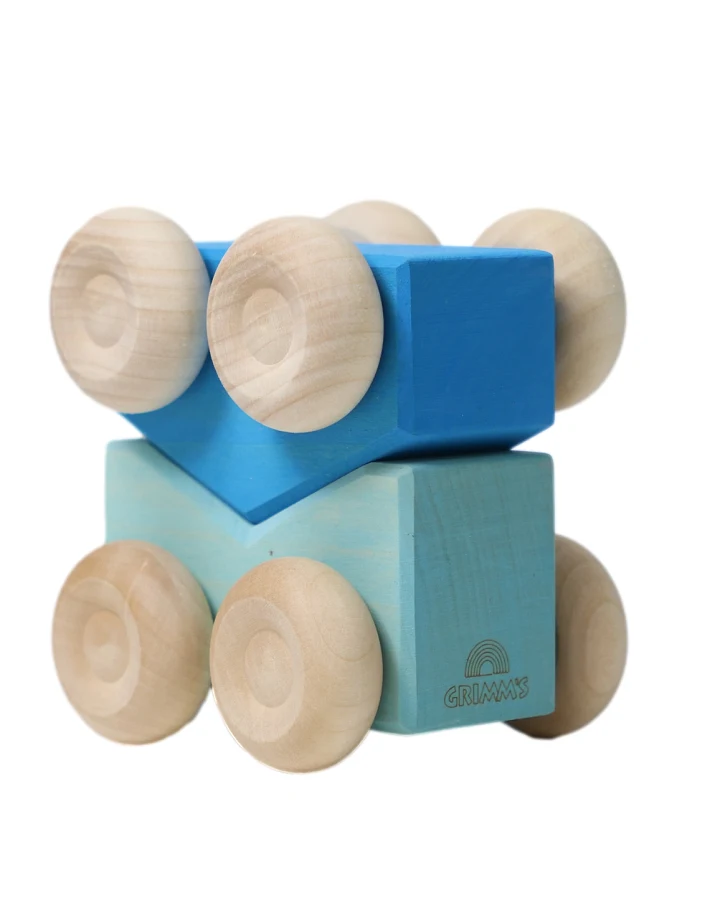 Grimms - Stapel-Autos Blau