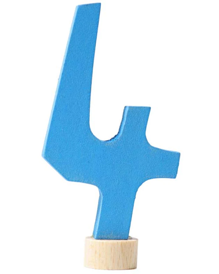 Grimms - Zahlenstecker "4" Waldorf