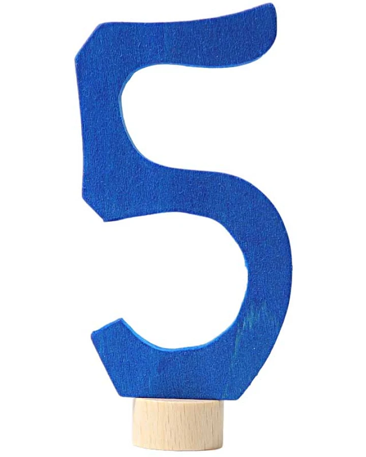 Grimms - Zahlenstecker "5" Waldorf