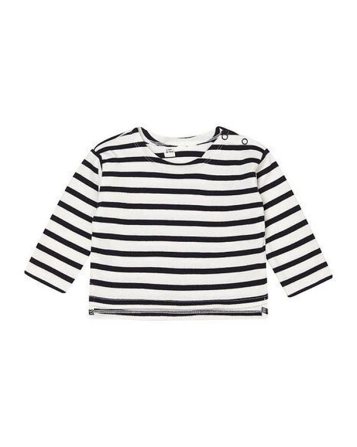 Babybugz Baby Langarm T-Shirt 3 - 24 Monate 200 g/m² gestreift Bio Baumwolle Vegan