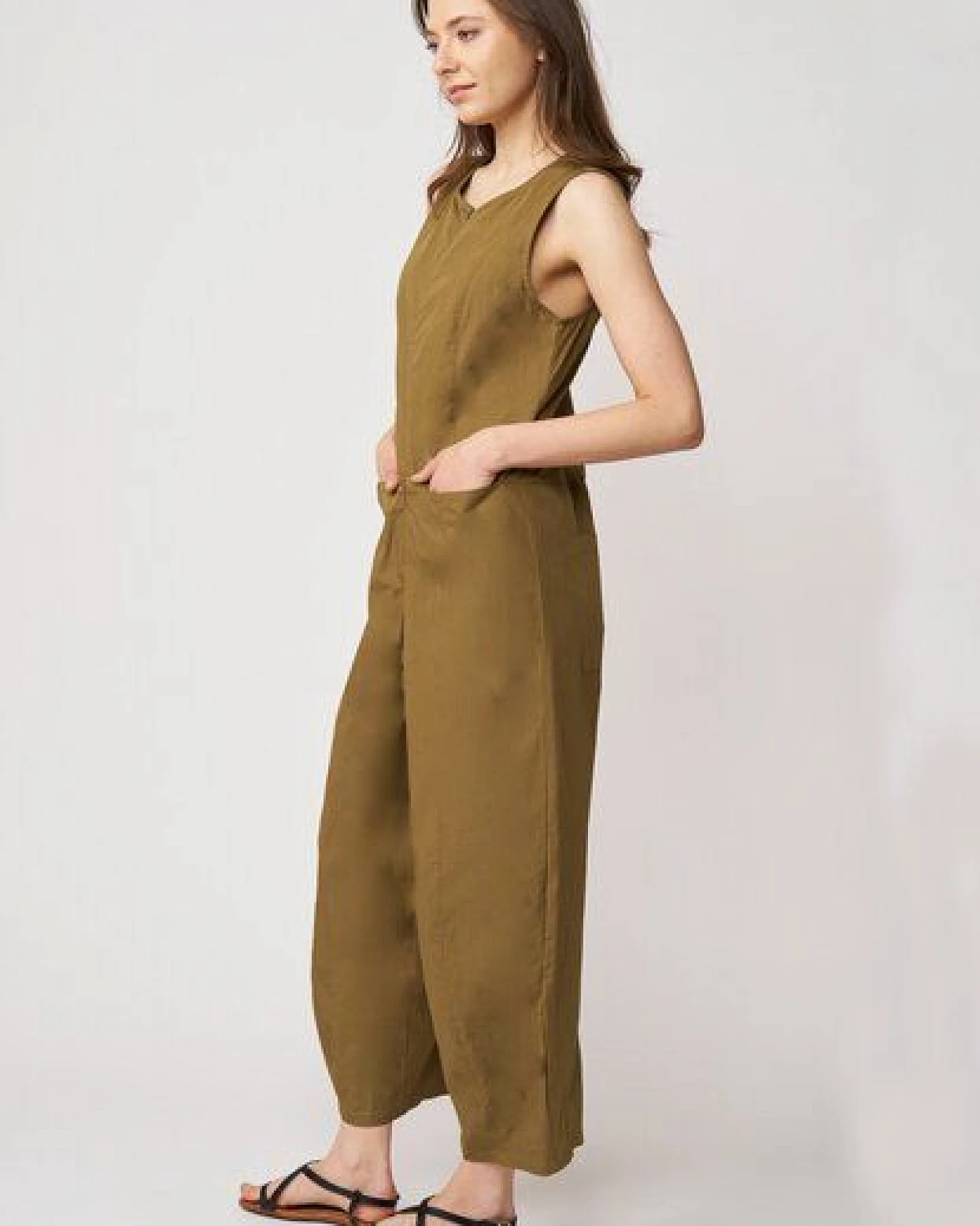 LANA Organic Jumpsuit aus Bio Baumwolle für Damen, Modell Hanja – Ansicht 3