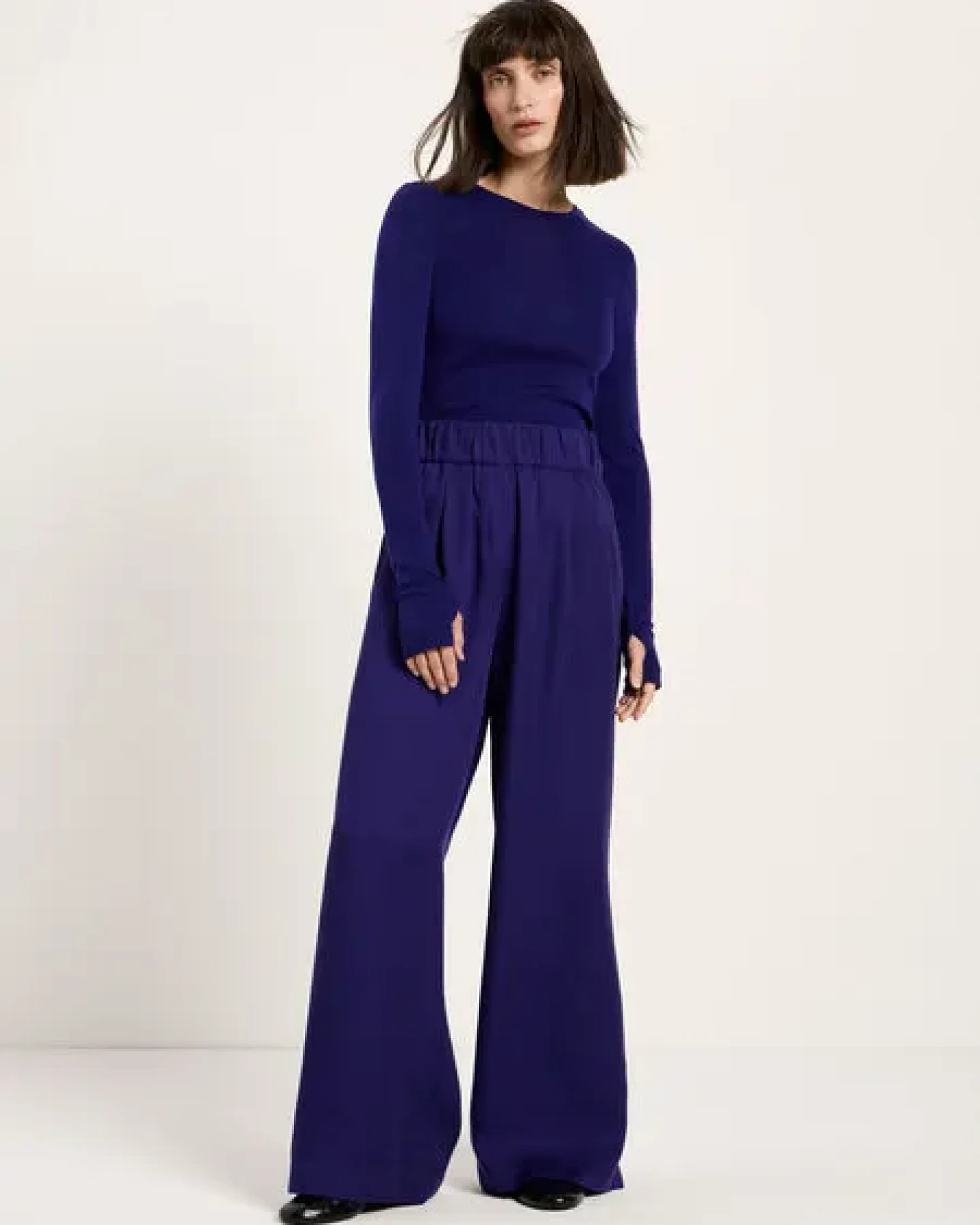LANIUS Hose mit weitem Bein – Ansicht 2