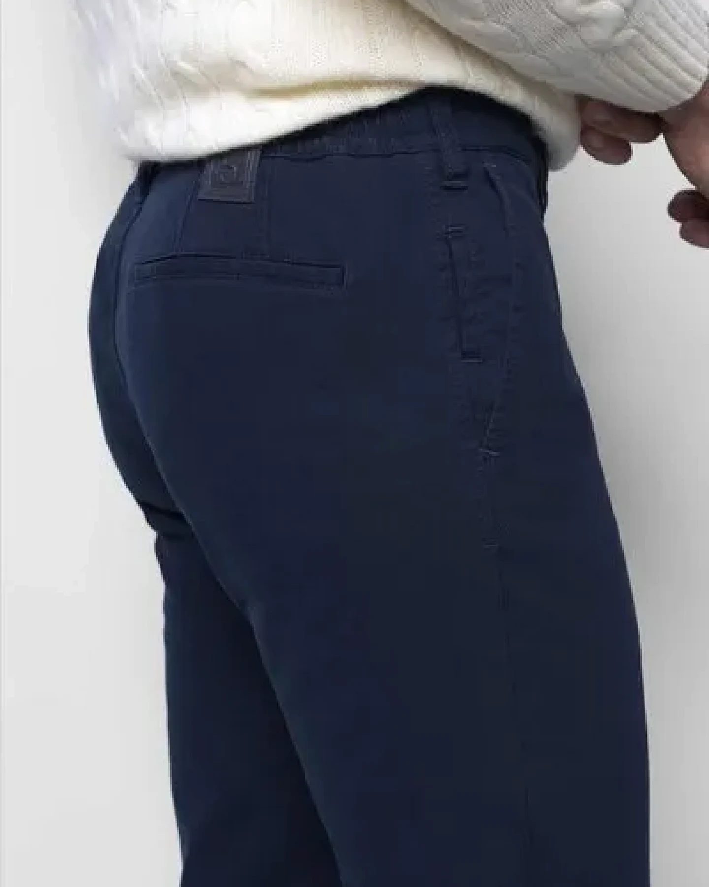 M 5 BY MEYER Chino in Mikro Struktur – Ansicht 4