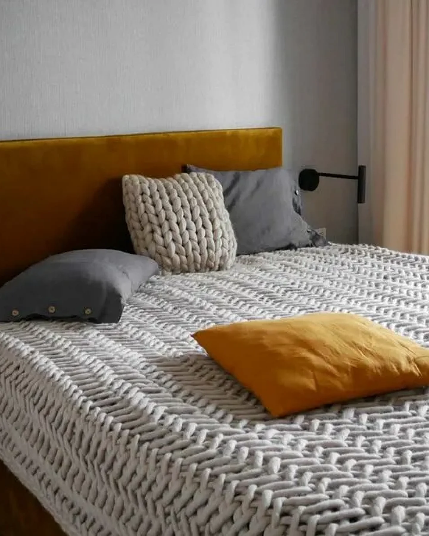 PANAPUFA Chunky Wolldecke 100% Wolle – Ansicht 3