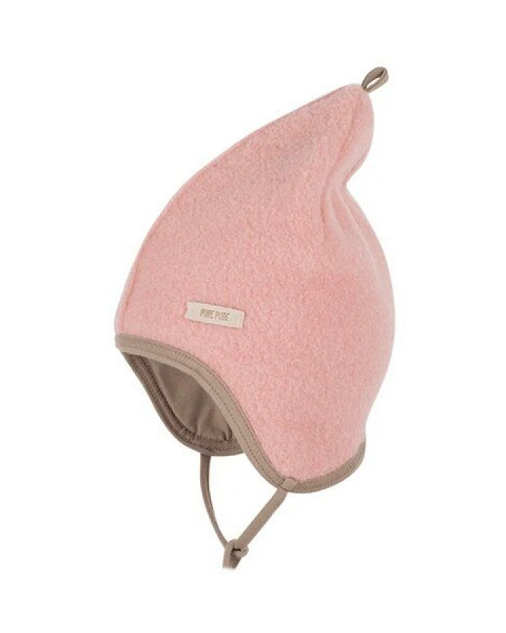 Pure pure by Bauer pure-pure by Bauer Zipfelmütze misty-rose Merinowolle