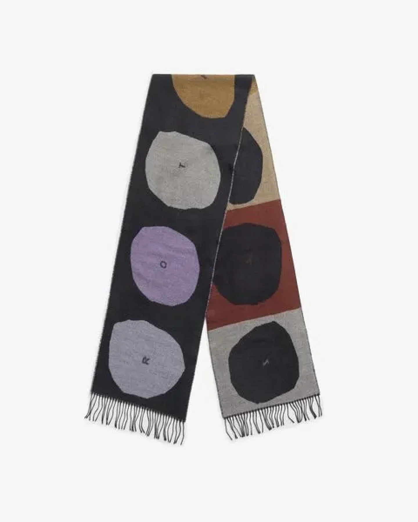 Rotholz - Woven Schal Merino breit – Ansicht 4