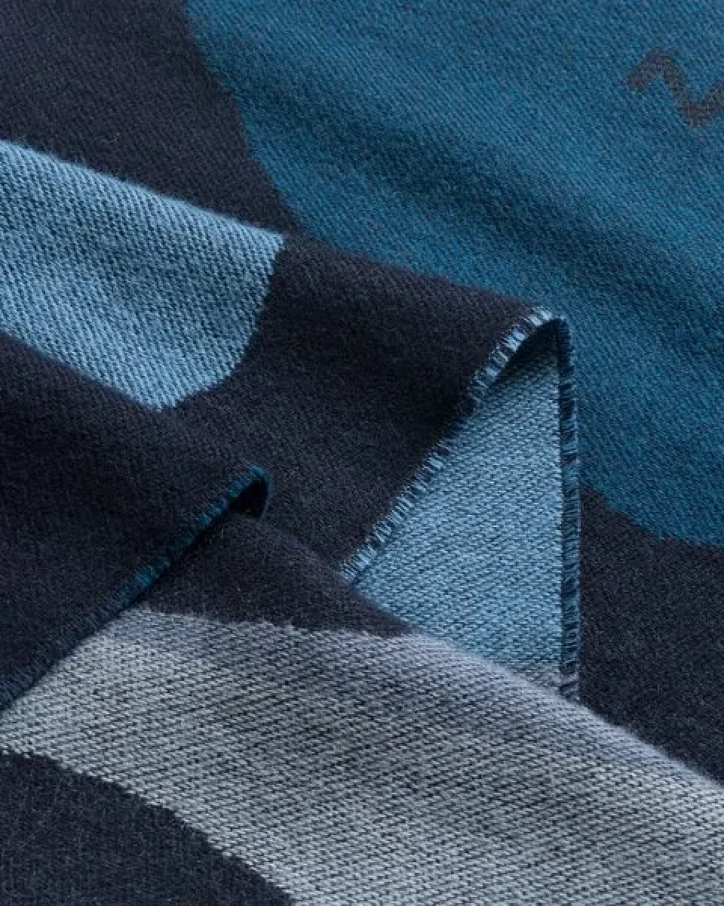 Rotholz - Woven Schal Merino breit – Ansicht 3