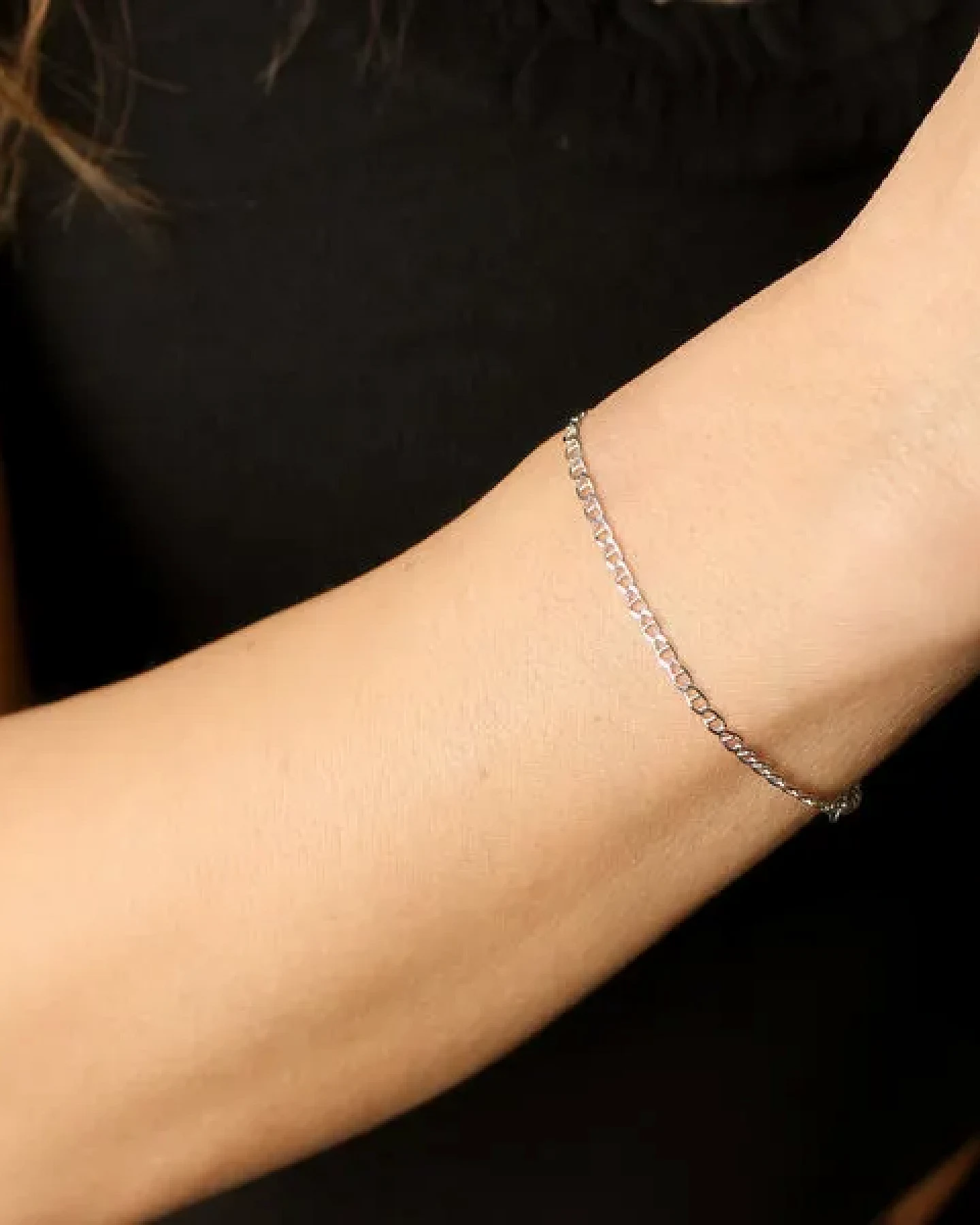 juni Silberarmband aus recyceltem 925er Silber - hergestellt in Deutschland – Ansicht 2