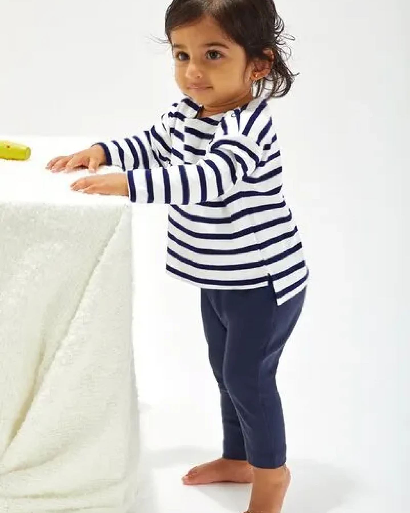 Babybugz Baby Langarm T-Shirt 3 - 24 Monate 200 g/m² gestreift Bio Baumwolle Vegan – Ansicht 2