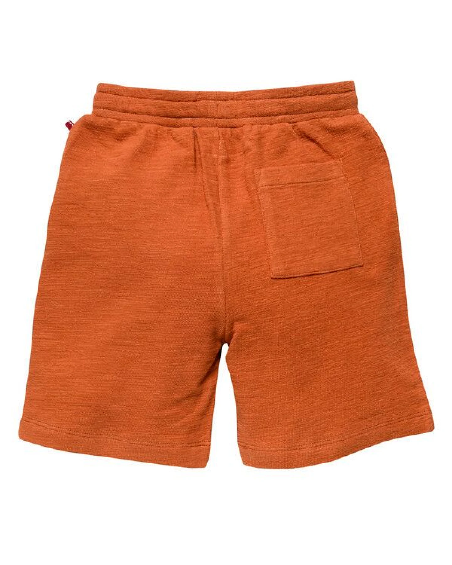 People Wear Organic Sweat-Bermuda mit aufgesetzten Taschen in rostfarben, aus Bio-Baumwolle – Ansicht 3