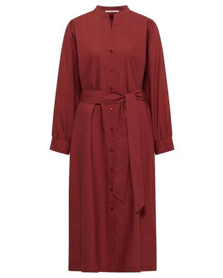 LANIUS Langarm-Kleid mit Kräuseln