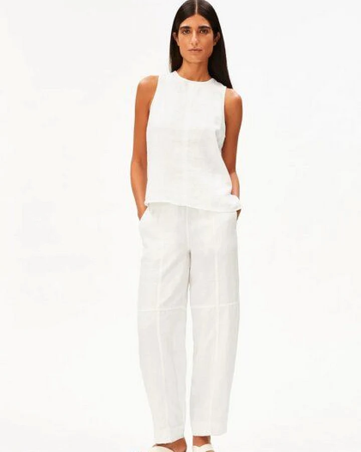 ARMEDANGELS LEINEN BLUSEN-TOP aus 100% Leinen