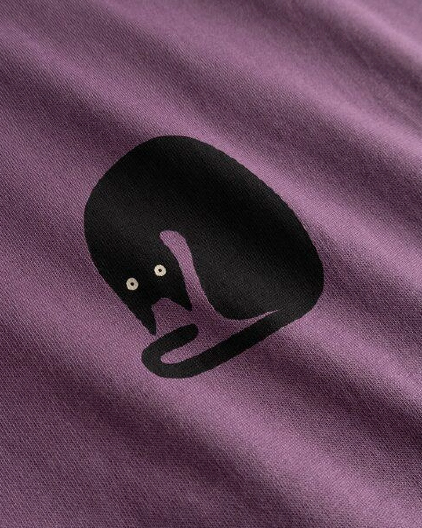 DEDICATED Damen T-Shirt Visby Curious Cat – Ansicht 2