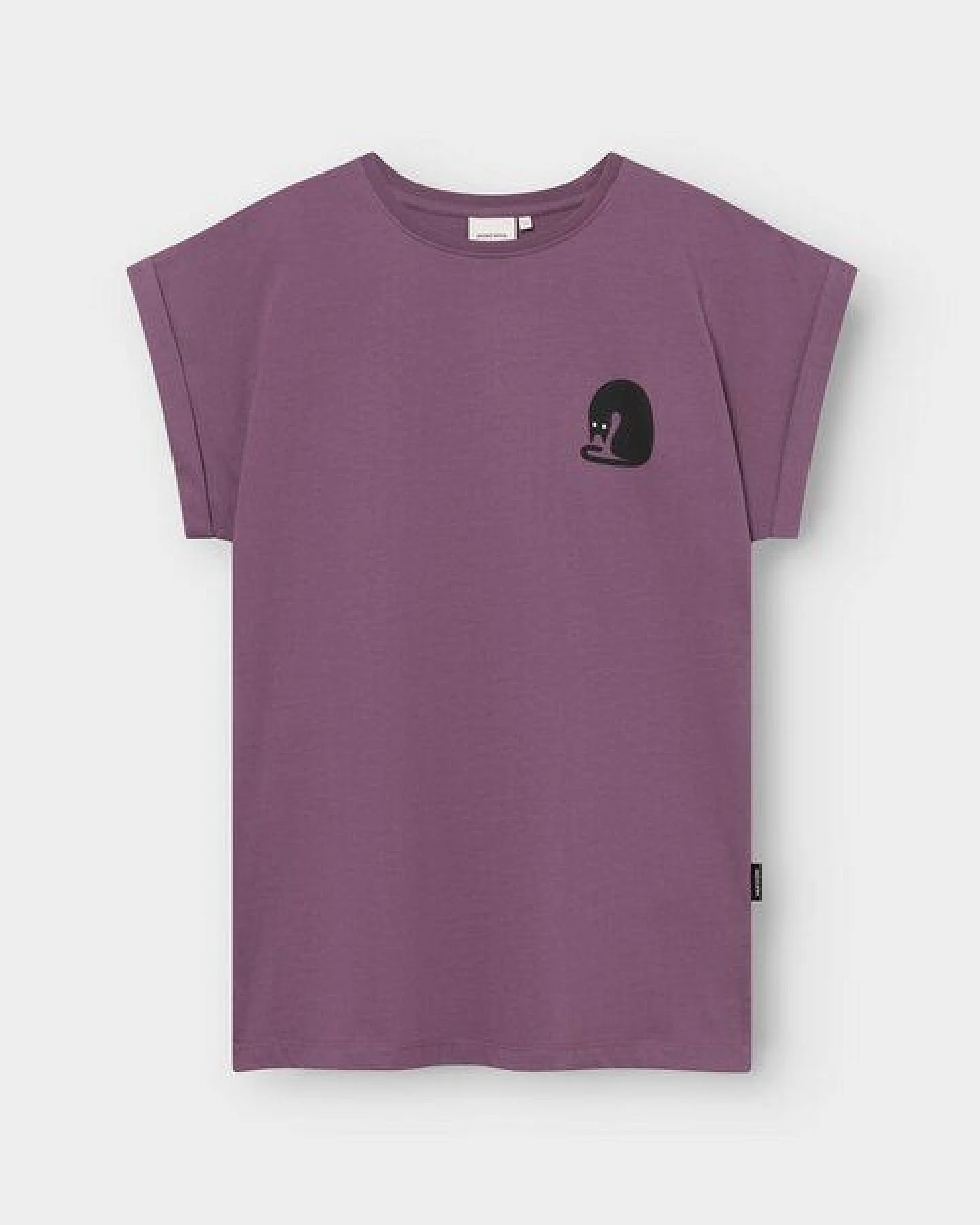 DEDICATED Damen T-Shirt Visby Curious Cat – Ansicht 3