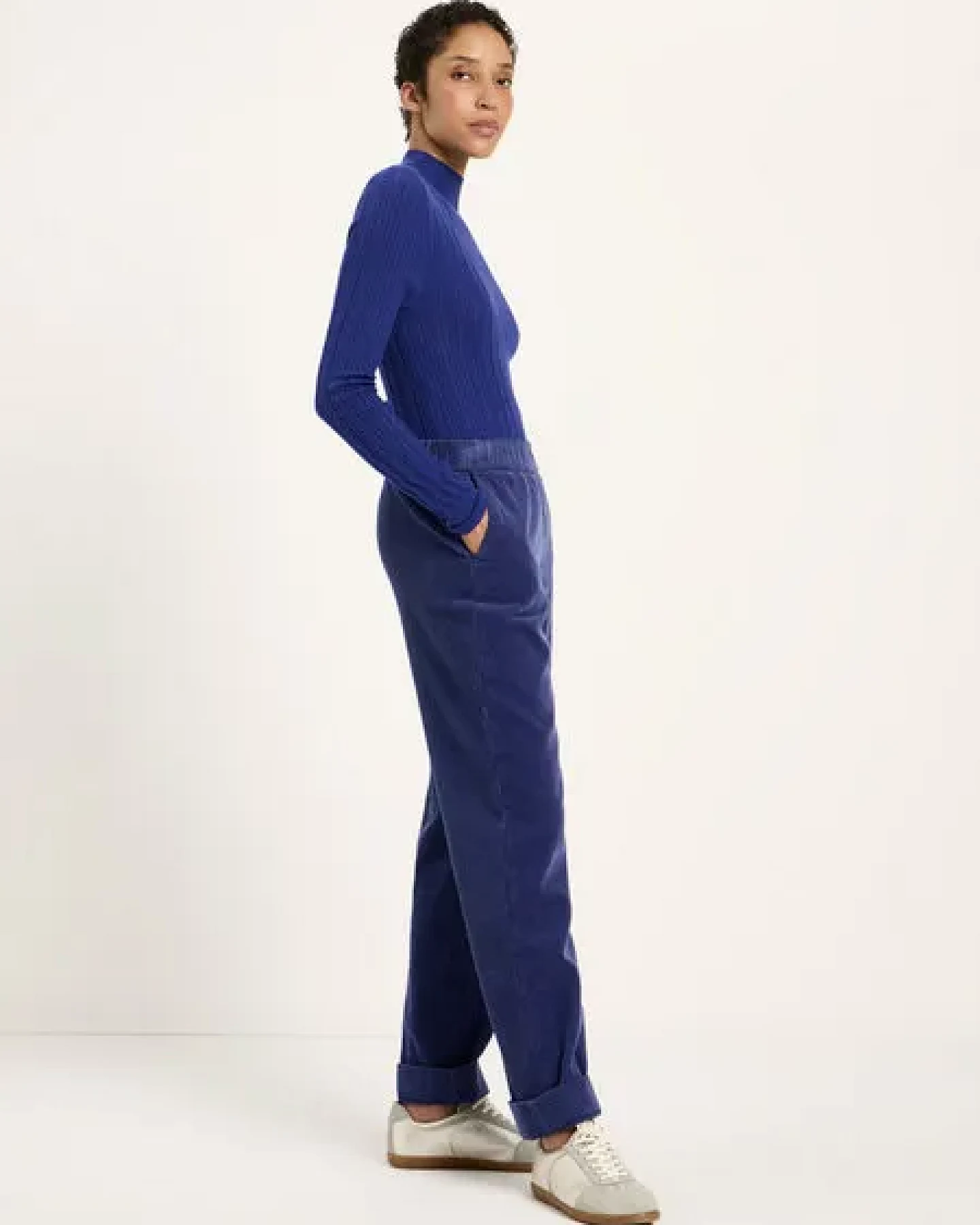 LANIUS Kord-Hose mit Gummizug – Ansicht 3
