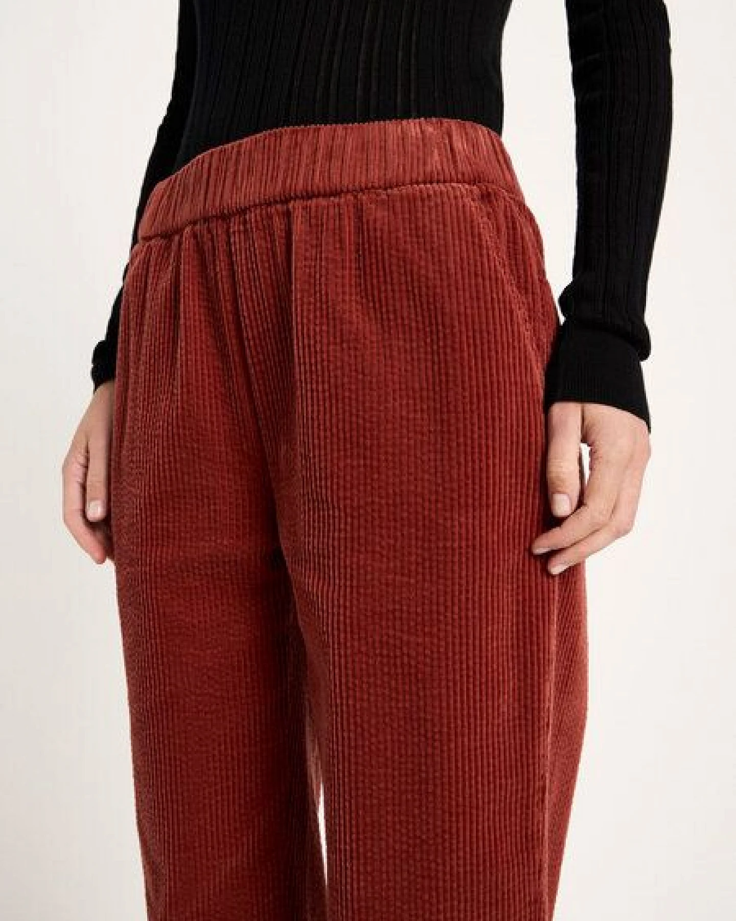 LANIUS Kord-Hose mit Gummizug – Ansicht 4