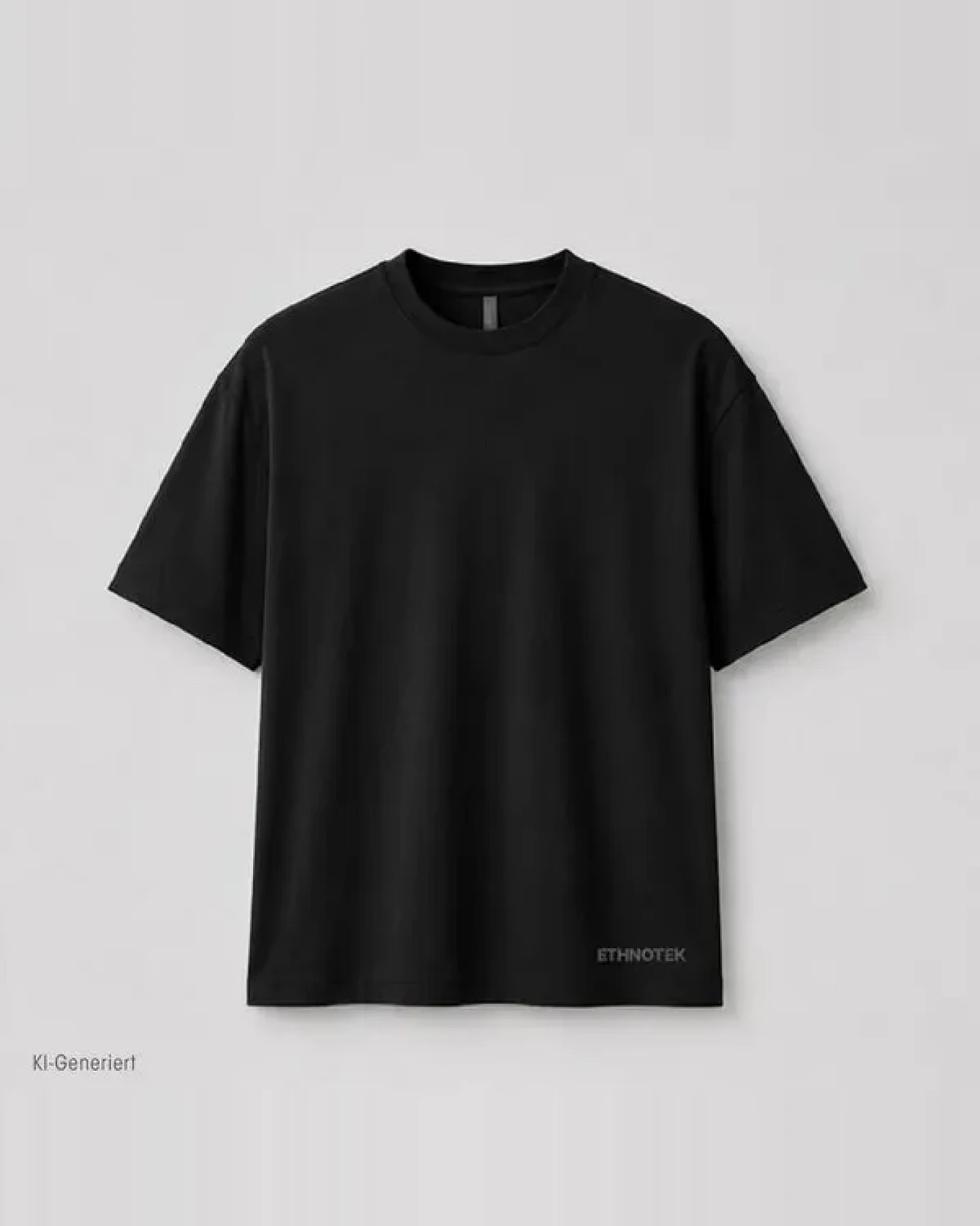 Ethnotek T-Shirt mit Stickerei Heavyweight Organic Cotton Oversized – Ansicht 2