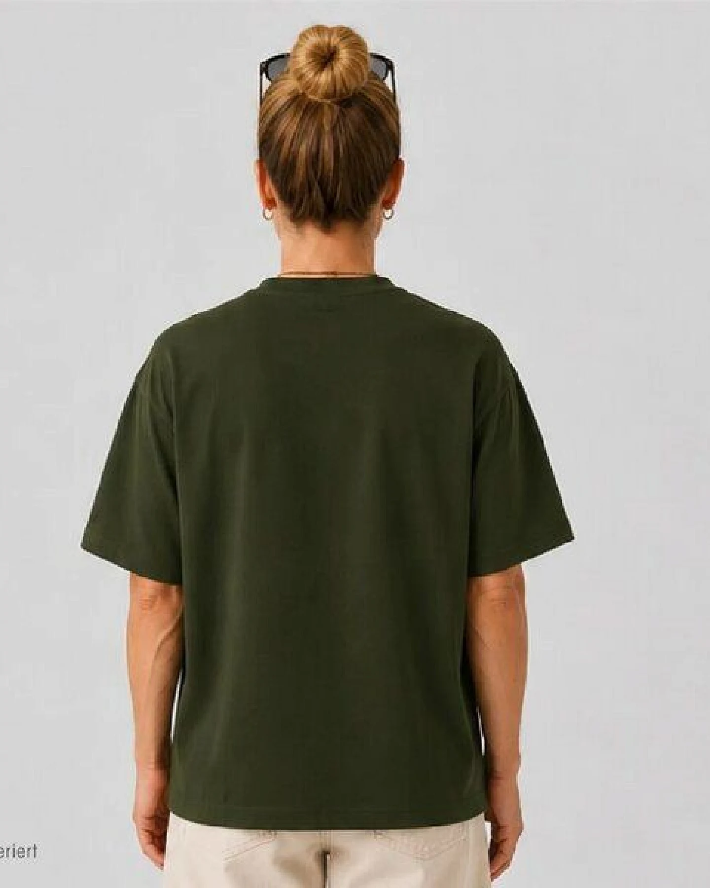 Ethnotek T-Shirt mit Stickerei Heavyweight Organic Cotton Oversized – Ansicht 4
