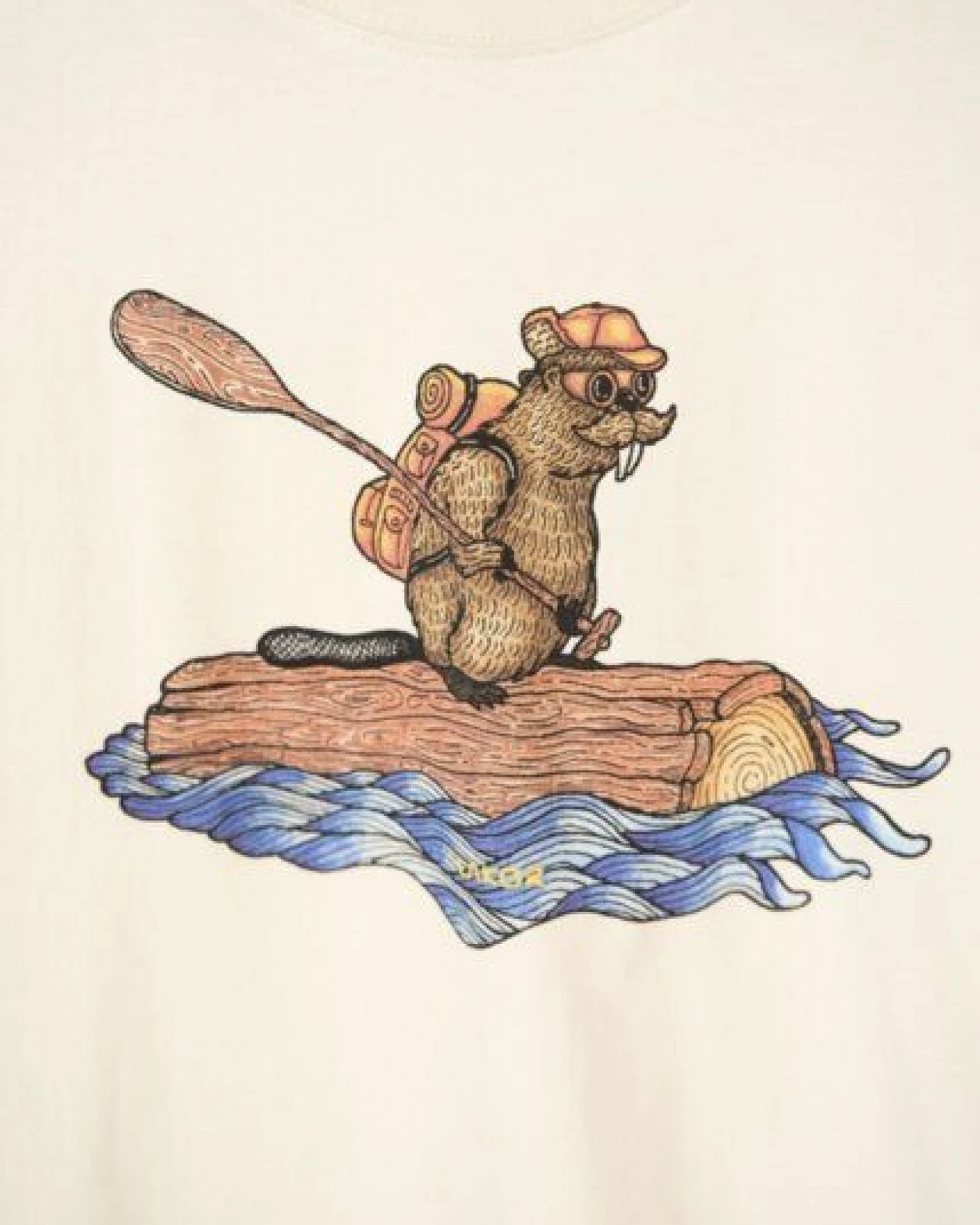 LAKOR Beaver Rafting T-shirt – Ansicht 3