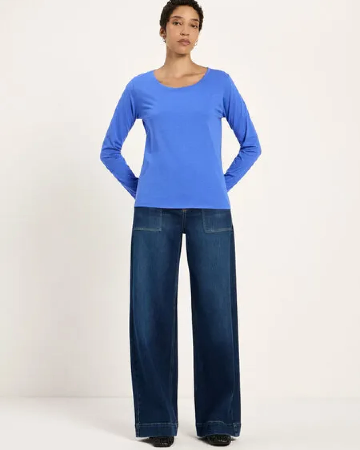 LANIUS Basic-Langarmshirt – Ansicht 4