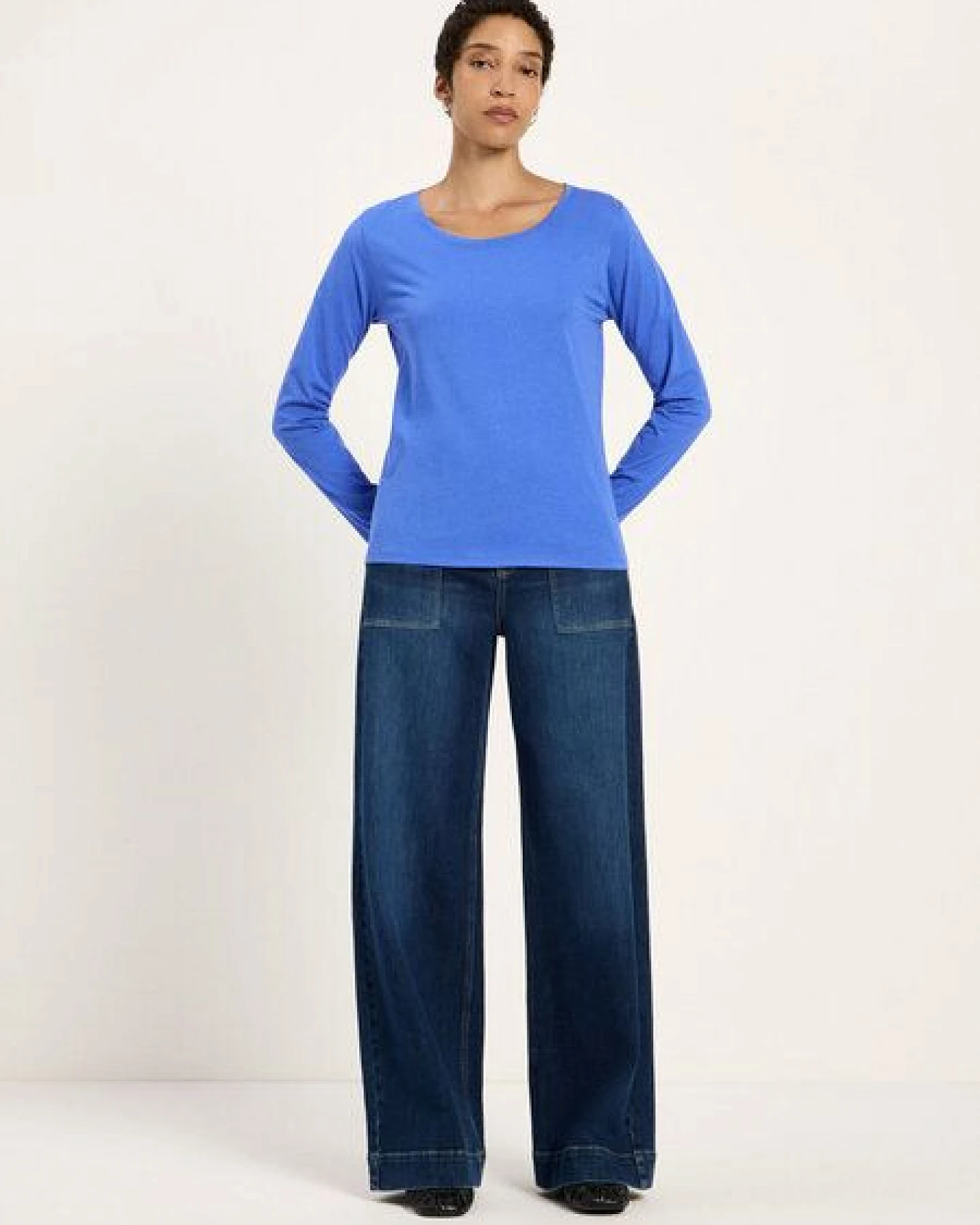 LANIUS Basic-Langarmshirt – Ansicht 4
