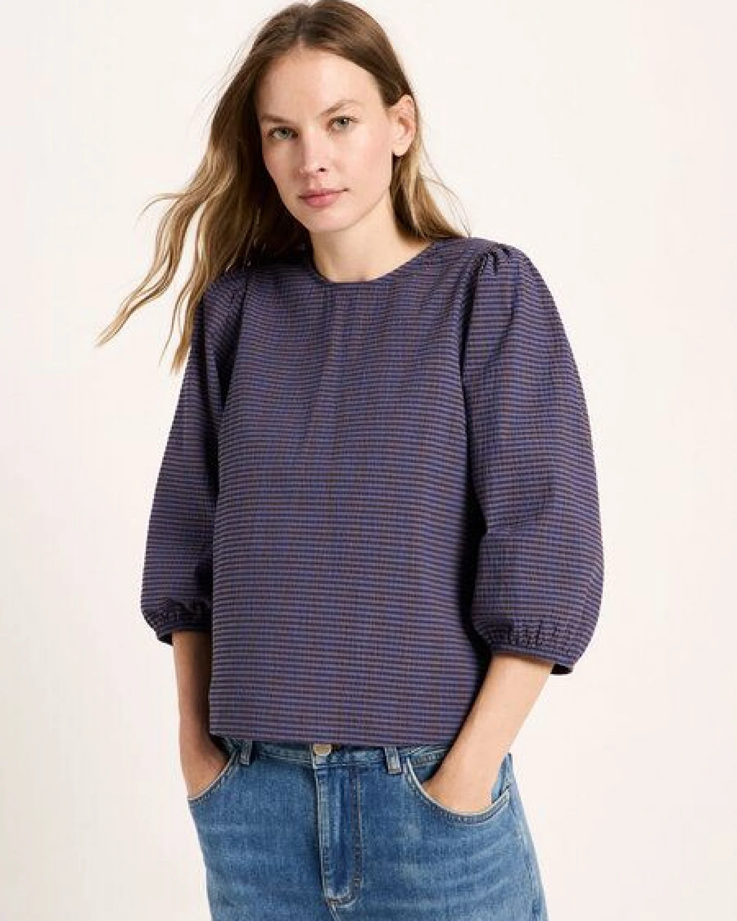 LANIUS Bluse mit Puffärmeln – Ansicht 2