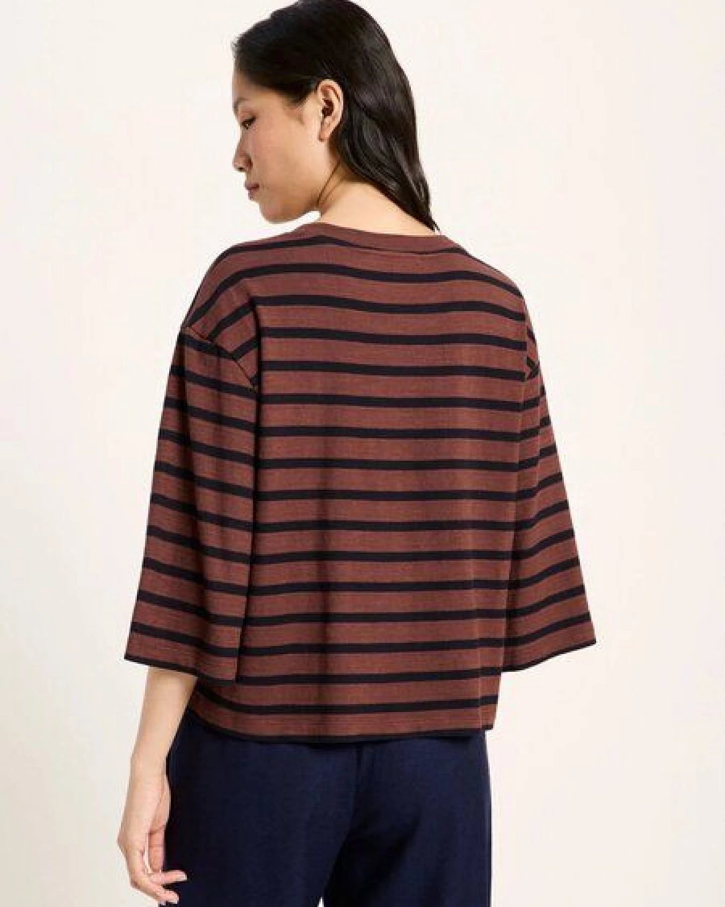 LANIUS Damen Oversizeshirt GOTS – Ansicht 3