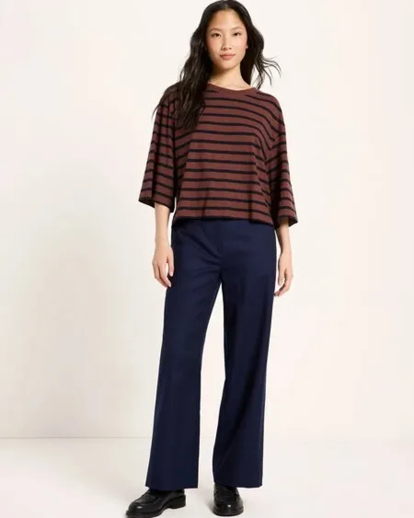 LANIUS Damen Oversizeshirt GOTS – Ansicht 3
