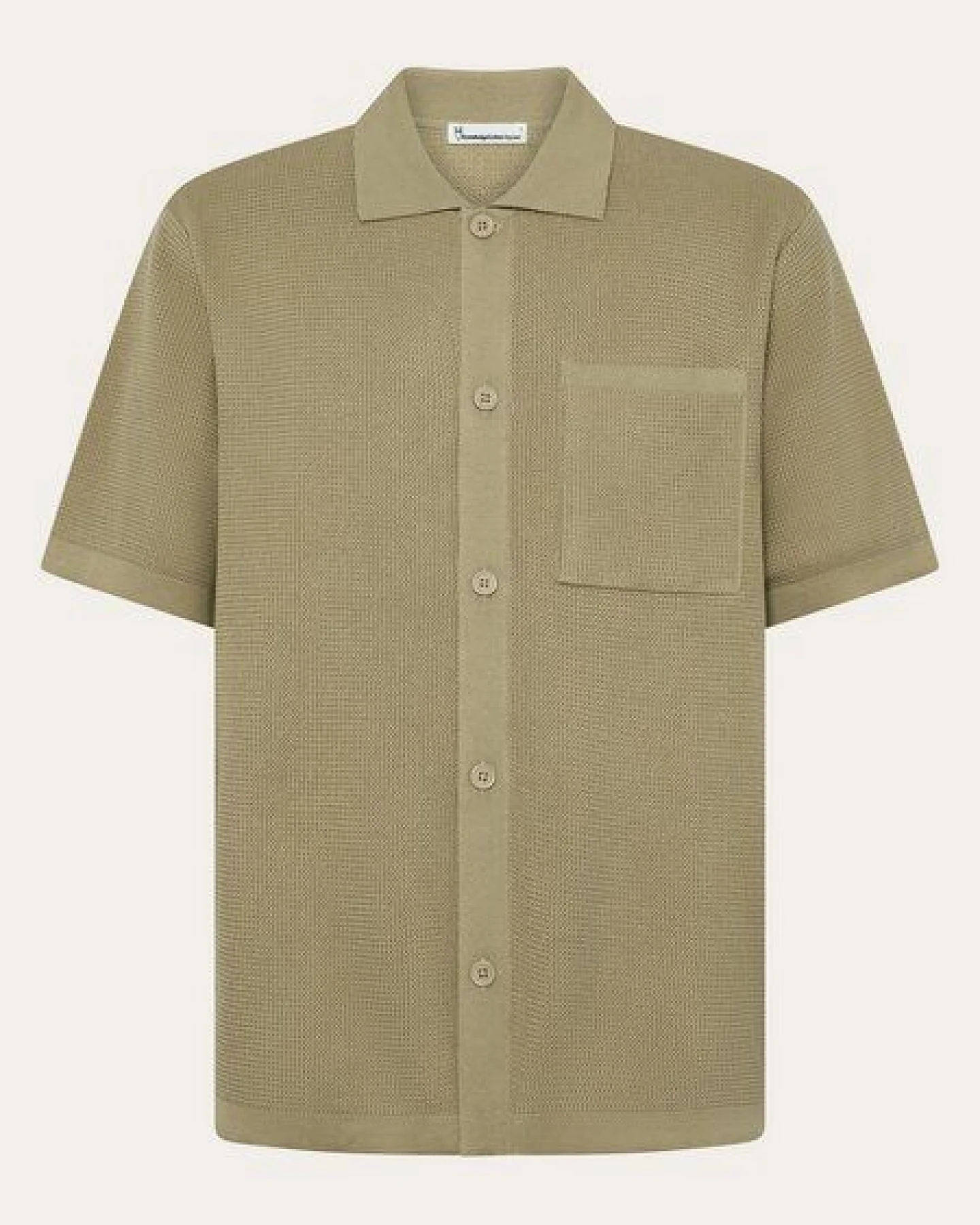 KnowledgeCotton Apparel Regular Knit Shirt - aus Biobaumwolle – Ansicht 3