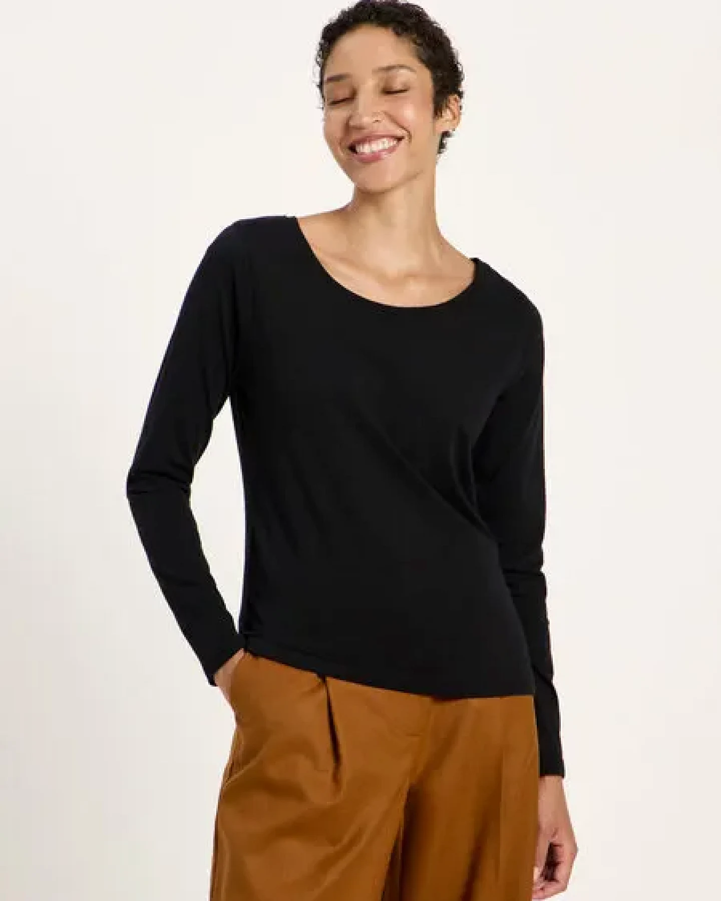 LANIUS Basic-Langarmshirt – Ansicht 2