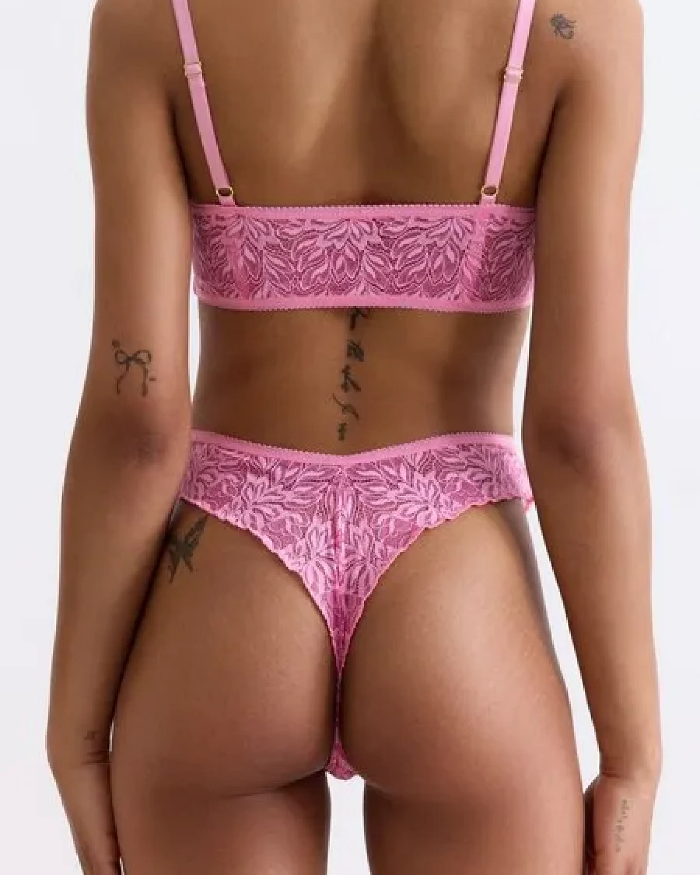 erlich textil Iconic Lace Brazil String mit Spitze aus abbaubarem Polyamid, made in Europe – Ansicht 3