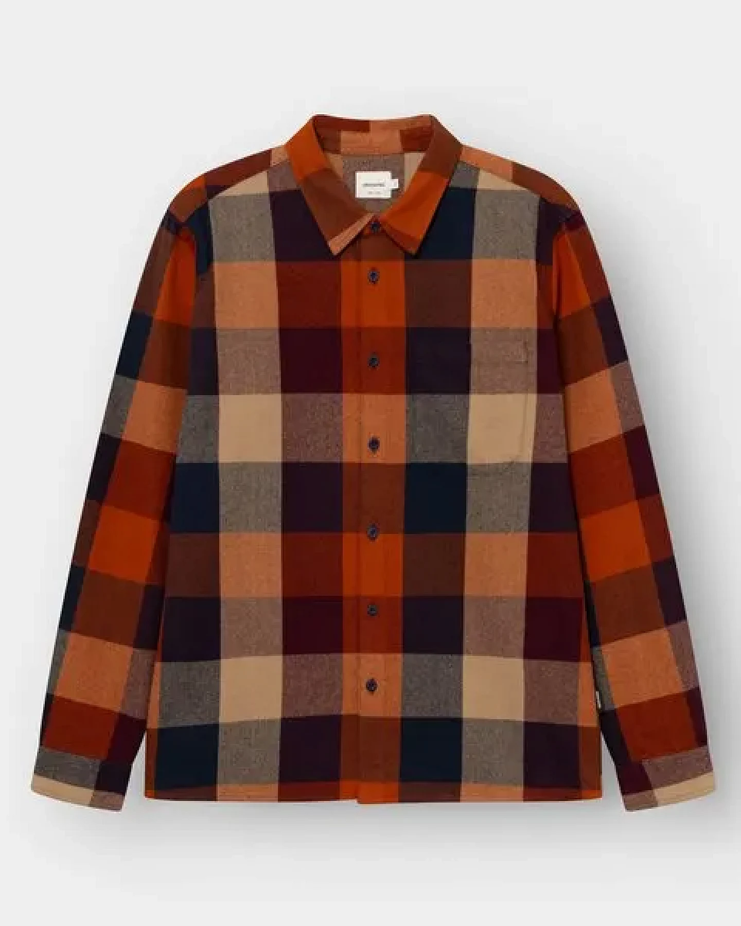 DEDICATED Herren Flanellhemd Rute Check Muted – Ansicht 3