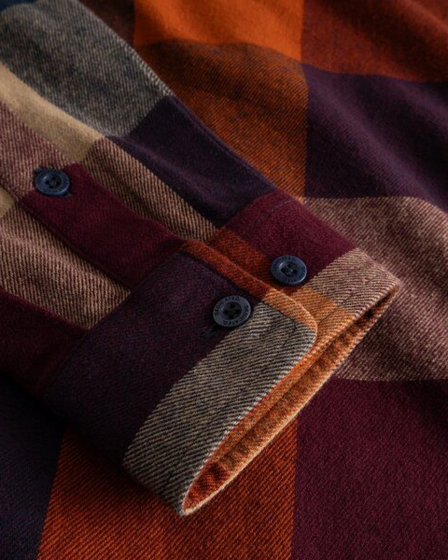 DEDICATED Herren Flanellhemd Rute Check Muted – Ansicht 4