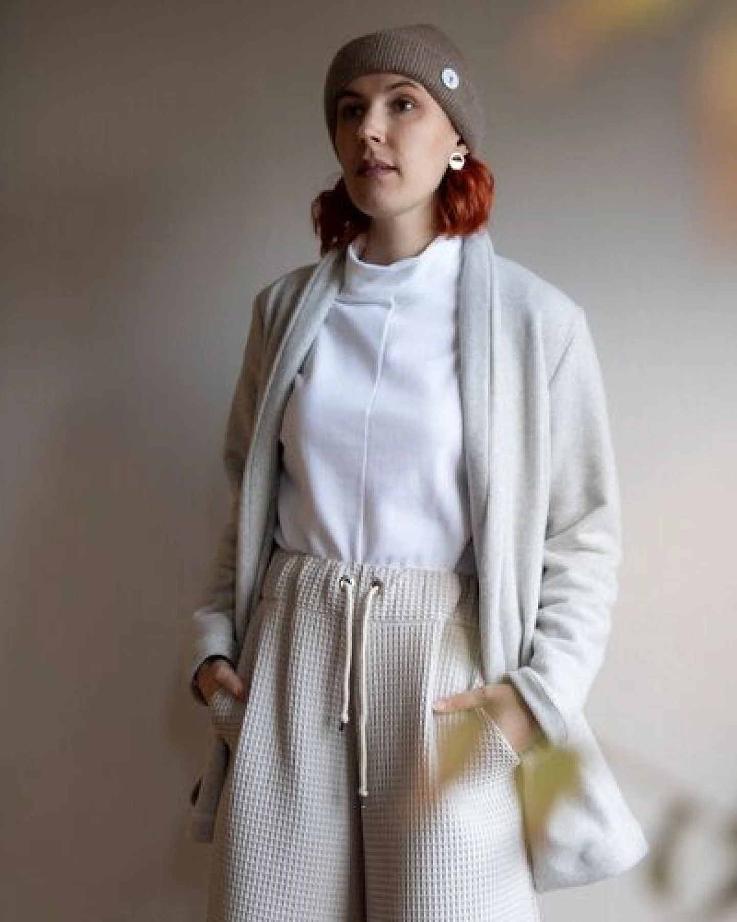 Ecostories Cardigan Kuschelwerk aus 100% Biobaumwollfleece – Ansicht 2