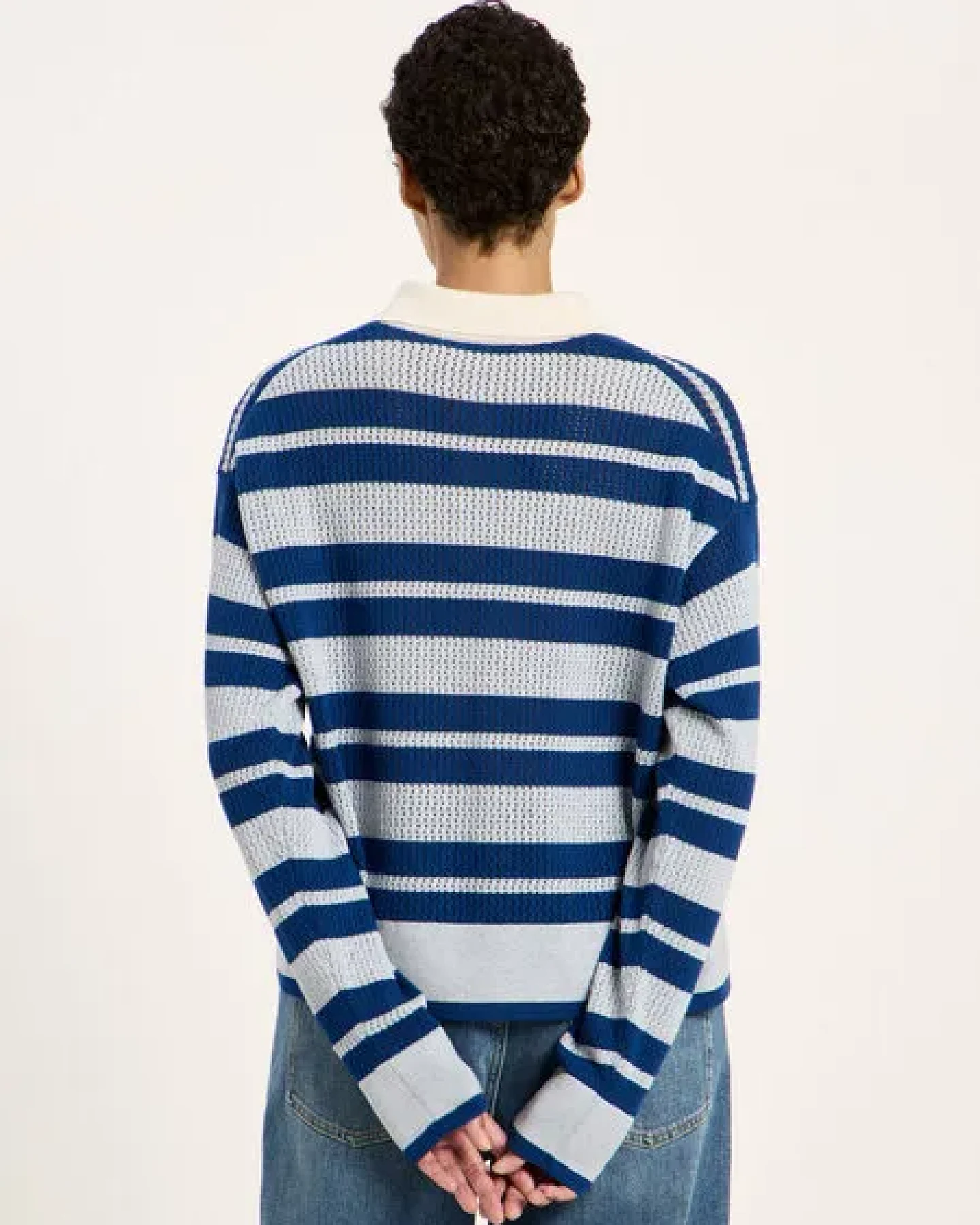 LANIUS Strickpullover mit Polo-Kragen – Ansicht 3