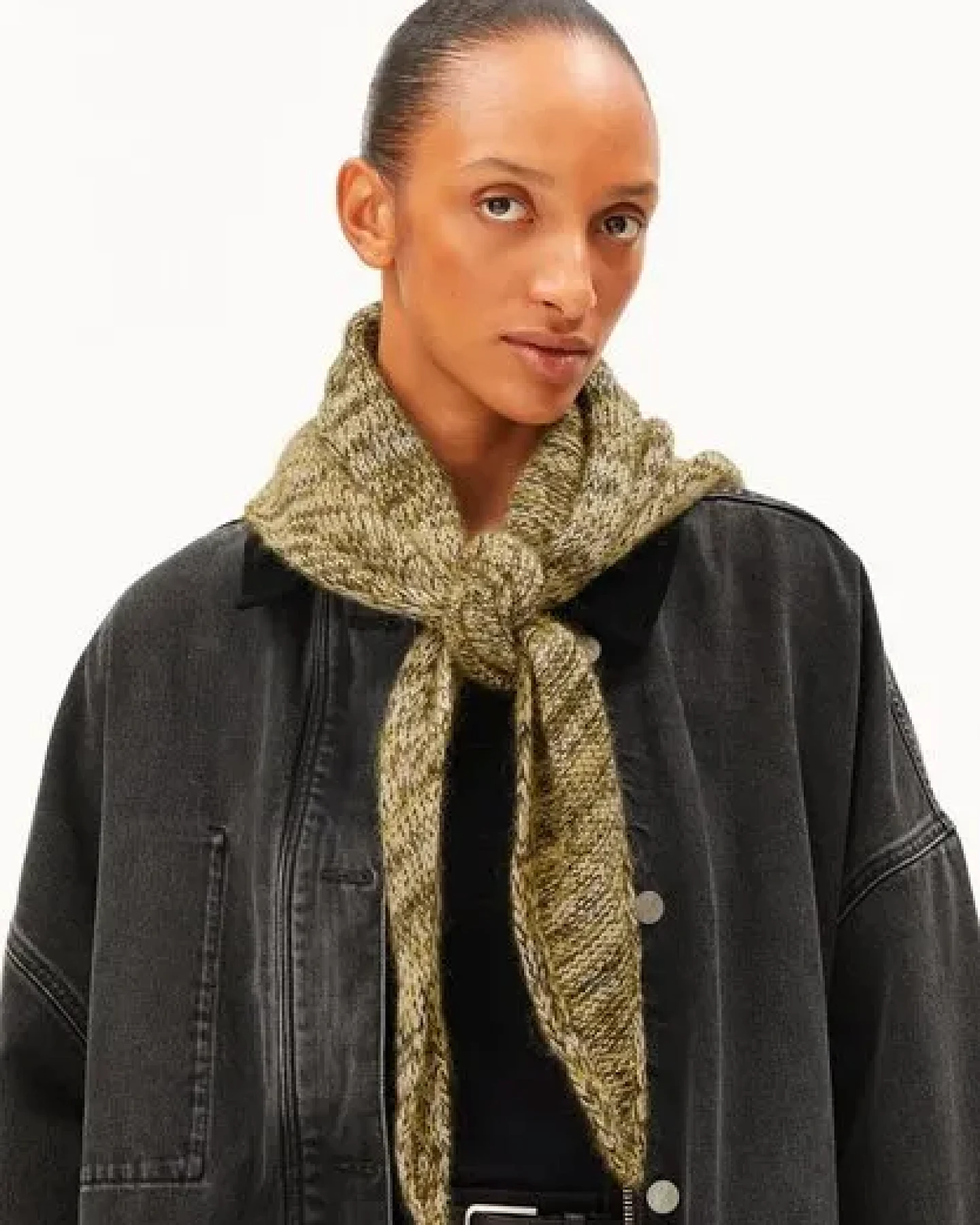 Armedangels - Schal Brushed Mouliné Knit – Ansicht 2