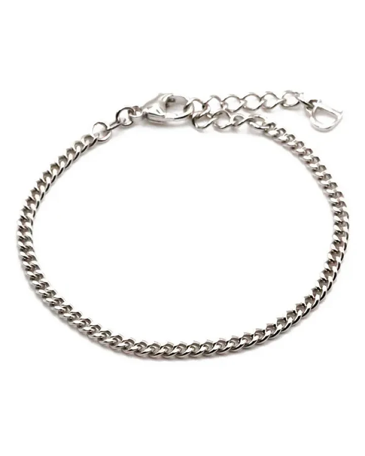 juni Panzerarmband - Silberarmband aus recyceltem 925er Silber - hergestellt in Deutschland