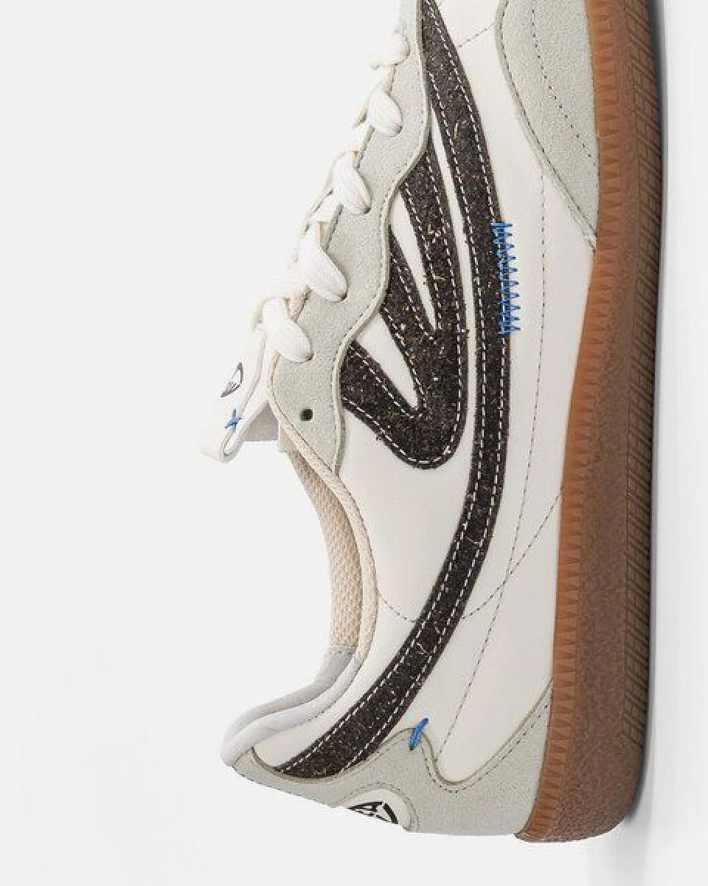 MoEa Sneakers Flow WL - White & Black - Seaweed – Ansicht 4