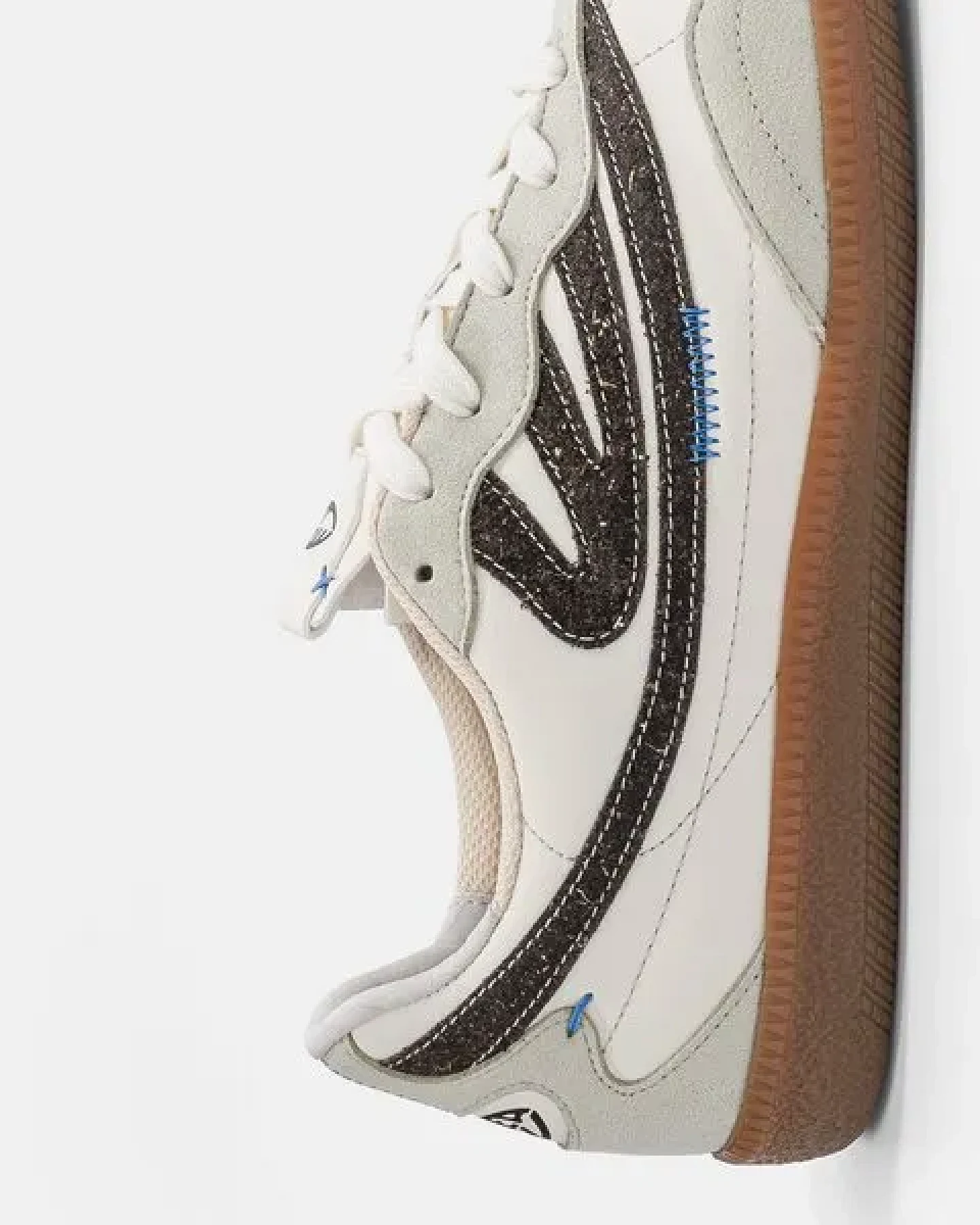 MoEa Sneakers Flow WL - White & Black - Seaweed – Ansicht 4