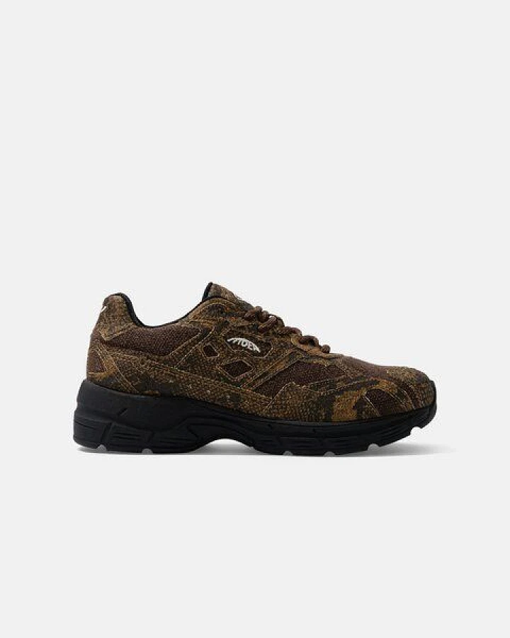 MoEa Sneakers Rush - Brown Snake - Palm