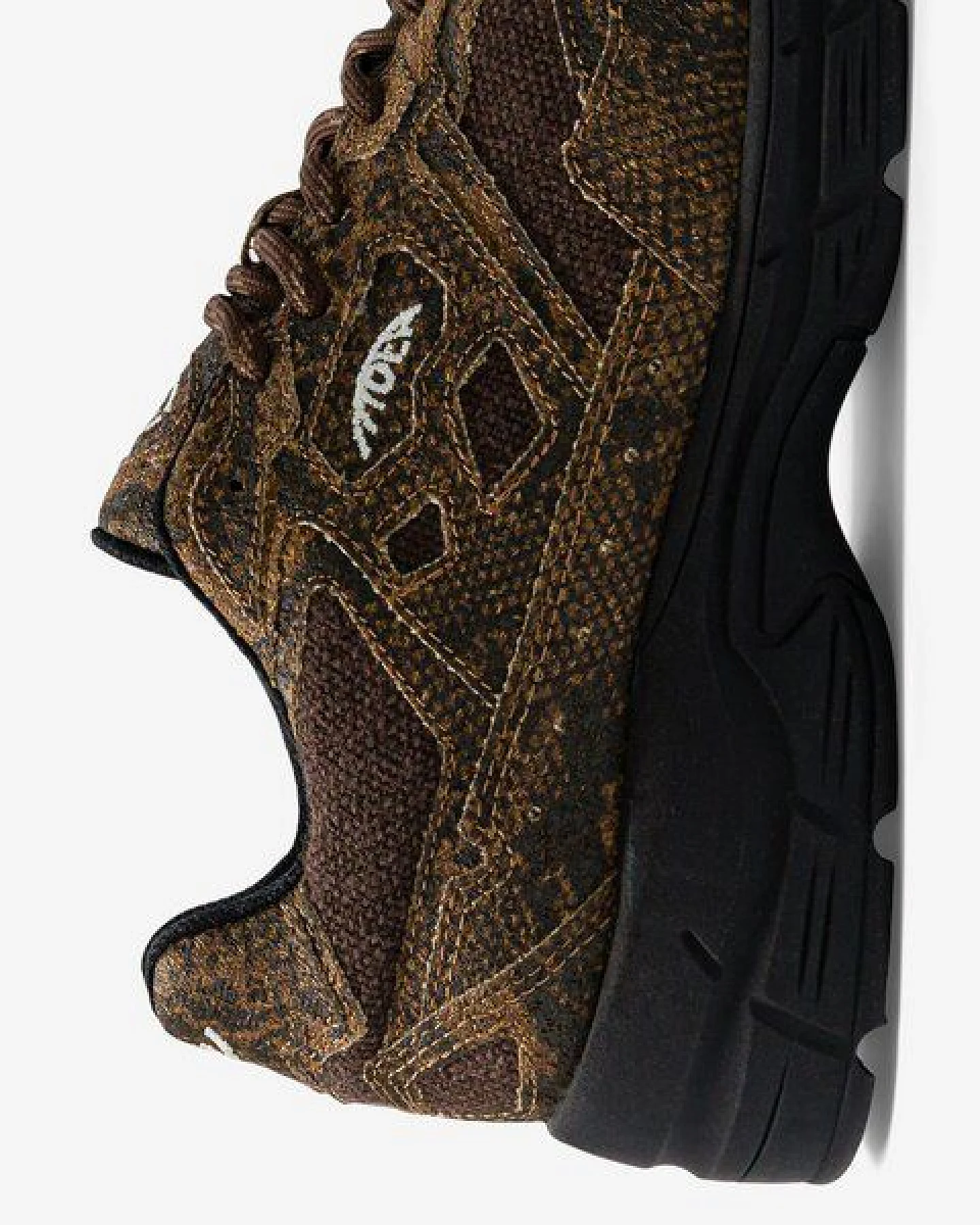 MoEa Sneakers Rush - Brown Snake - Palm – Ansicht 3