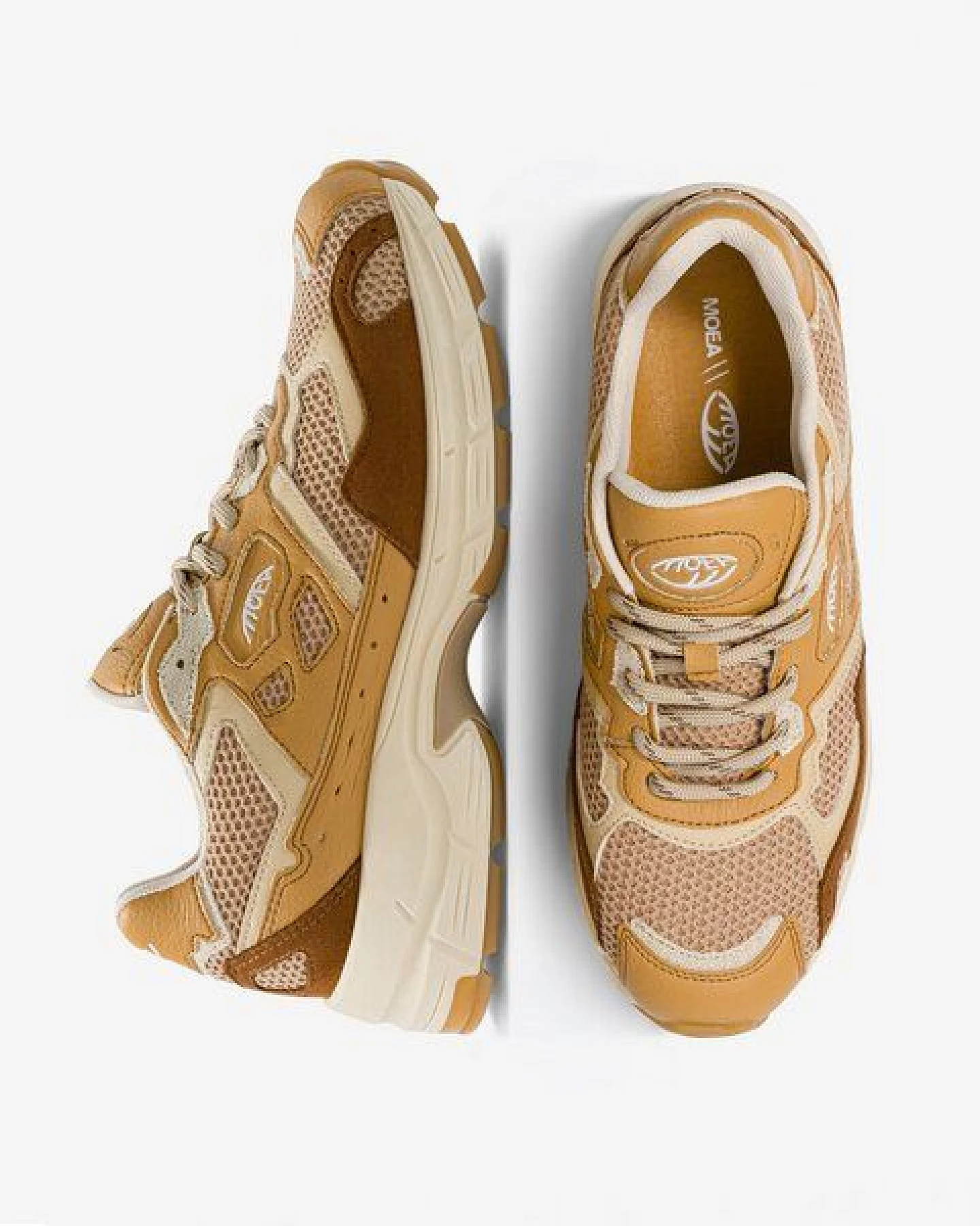 MoEa Sneakers Rush - Full Camel - Corn – Ansicht 3