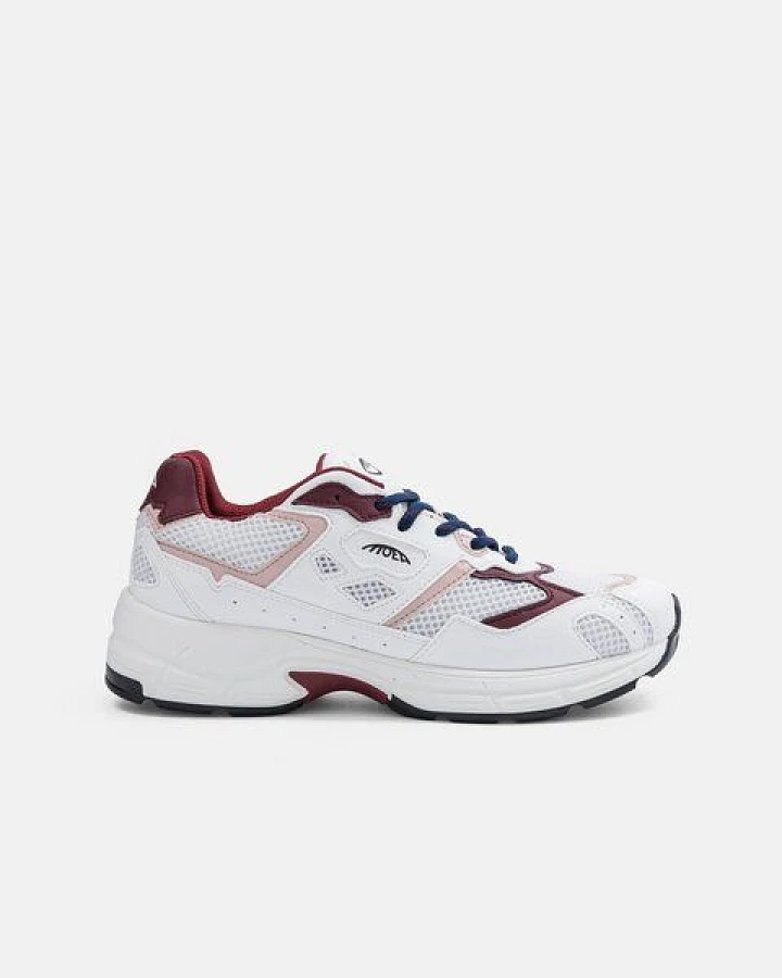 MoEa Sneakers Rush - White & Pink - Grapes