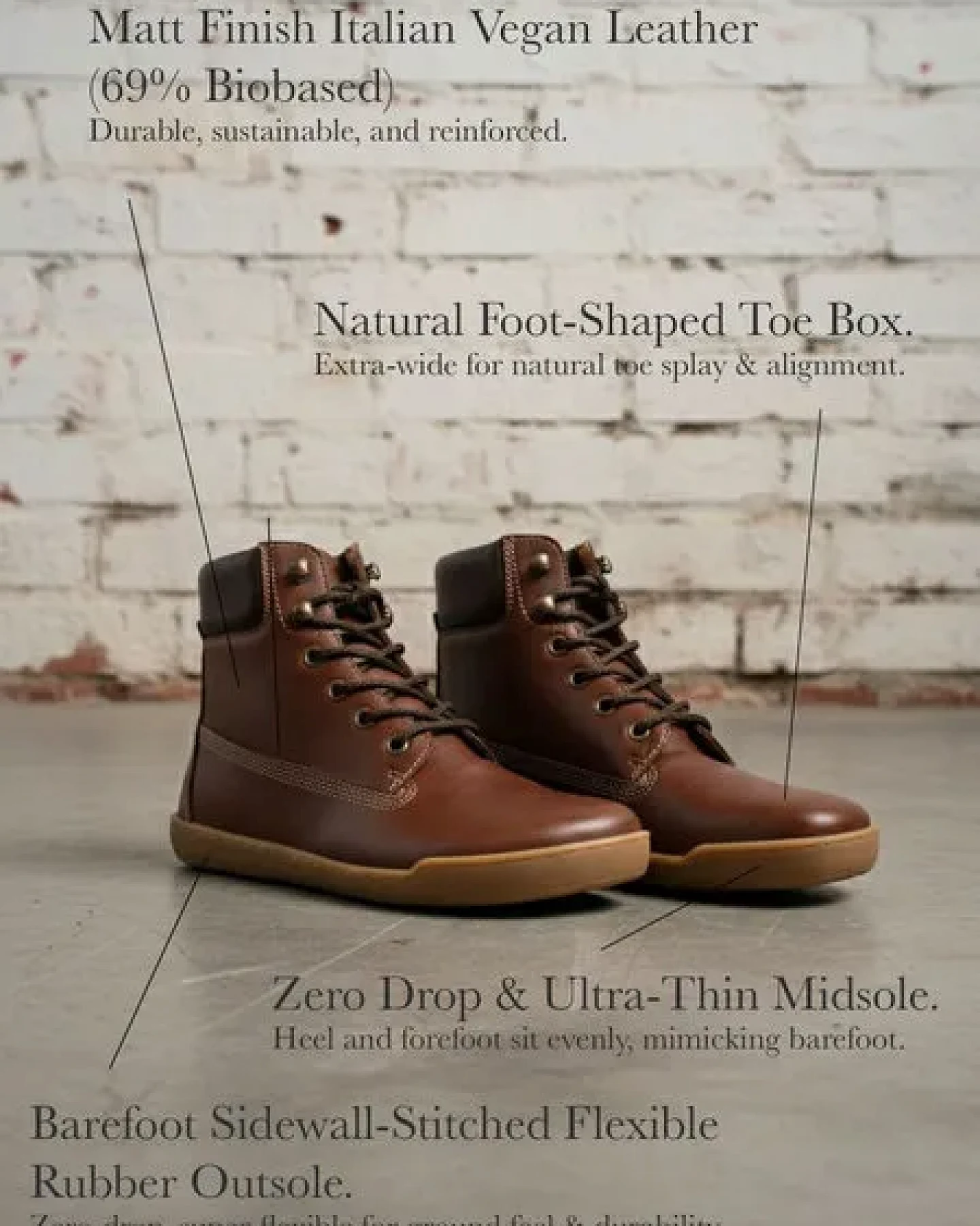 Will's Vegan Store Barfuß-Dock Boots – Ansicht 3