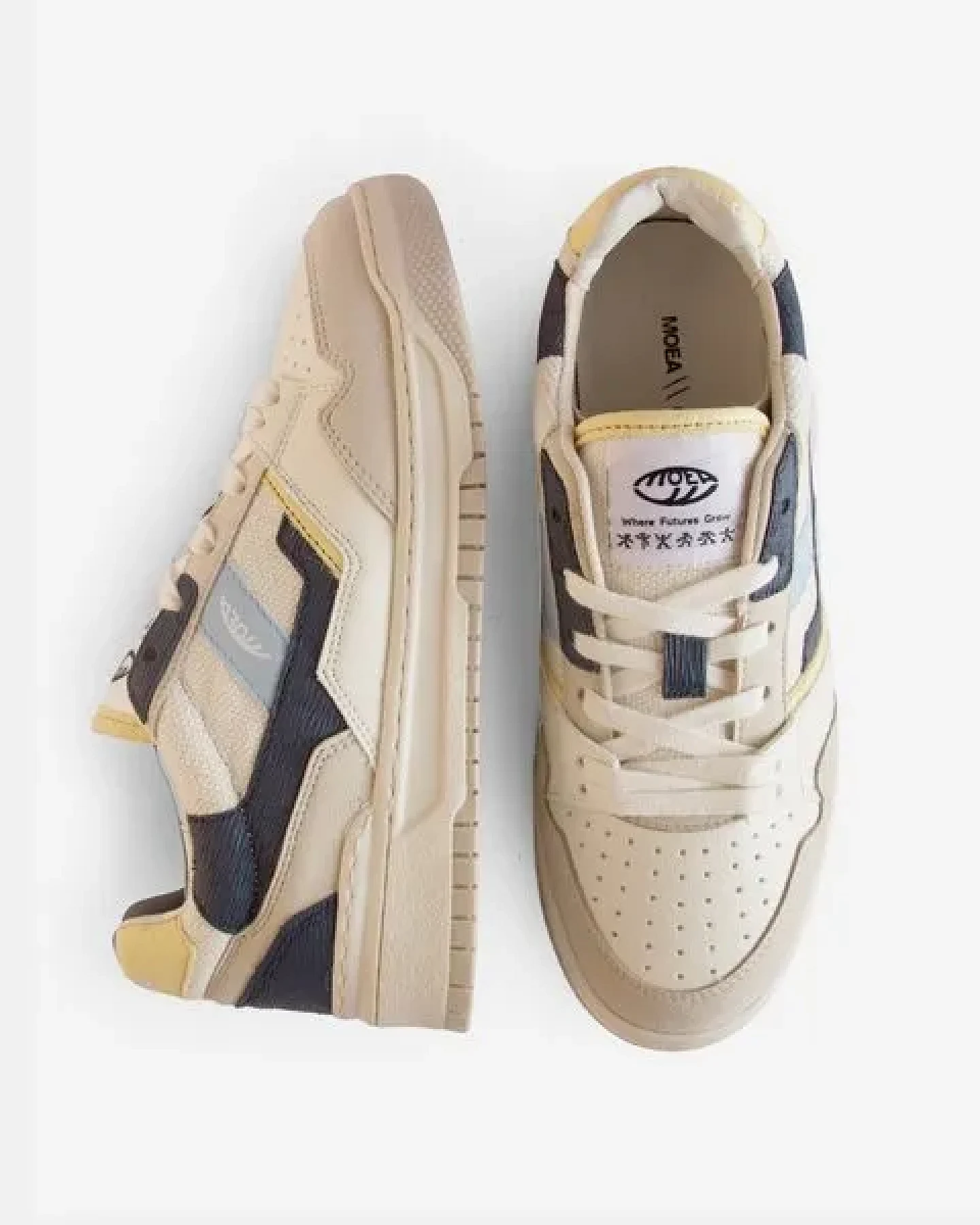 MoEa Sneakers Echo - Sunburst - Mushroom – Ansicht 2