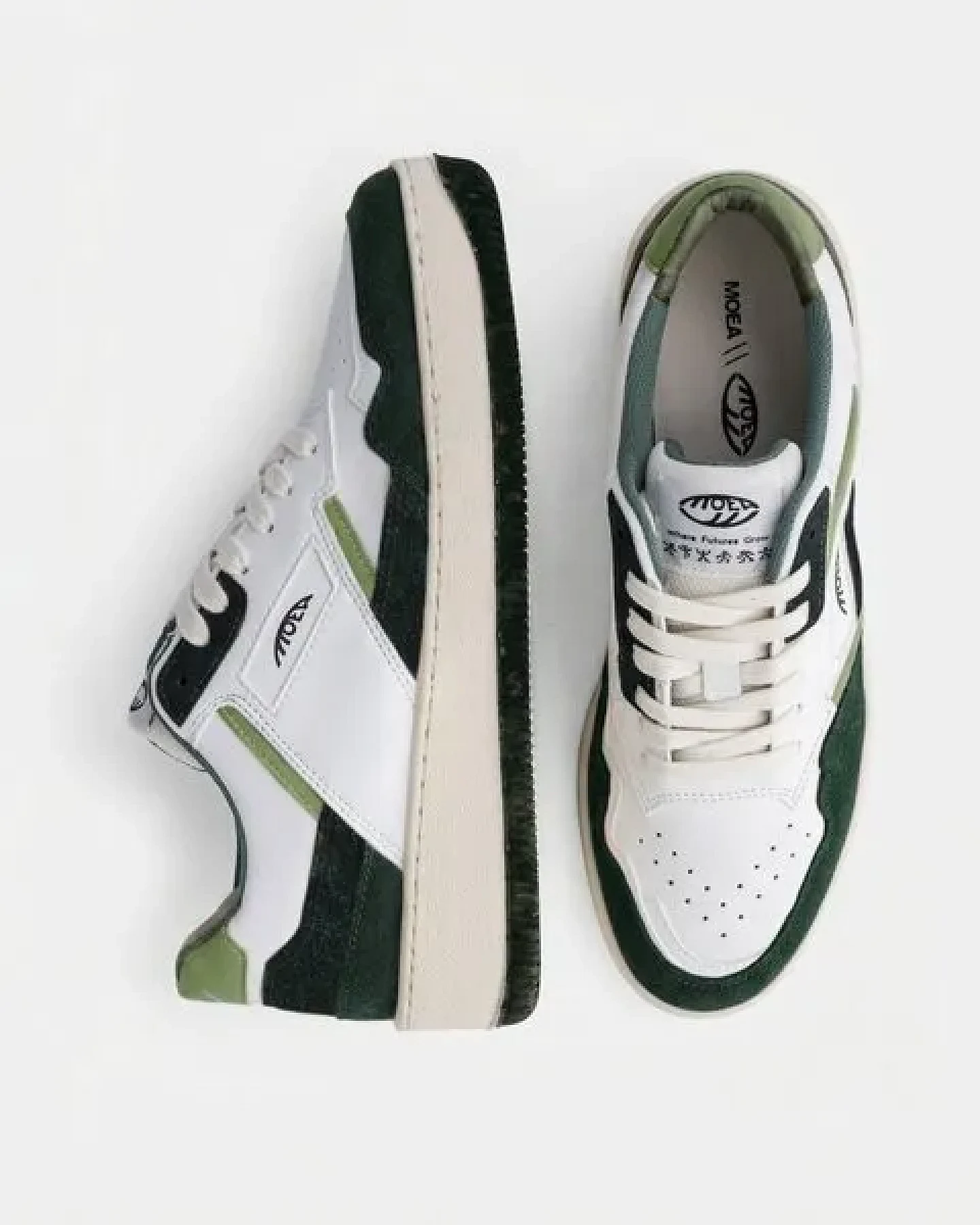 MoEa Sneakers Origin - Green Combo - Palm – Ansicht 2